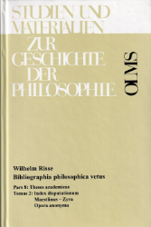 Bibliographia philosophica vetus. Pars 8.2