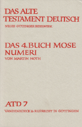 Das vierte Buch Mose. Numeri - Noth, Martin