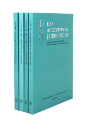 Das Achtzehnte Jahrhundert. Vier Hefte der Jahrgänge 42-45