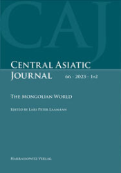 Central Asiatic Journal. Volume 66 · 2023 · 1+2