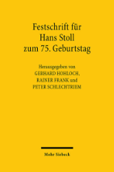 Festschrift für Hans Stoll zum 75. Geburtstag