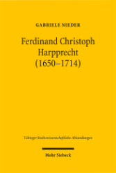 Buchcover Ferdinand Christoph Harpprecht (1650-1714)
