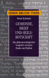 Buchcover Gemeinde, Brief und Heilsbotschaft