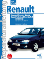 Buchcover Reparaturanleitung 1245: Renault Mégane / Mégane Scénic