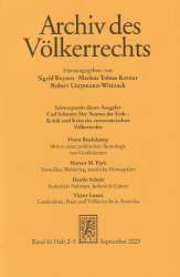 Buchcover Carl Schmitt: Der Nomos der Erde - Kritik und Krise des eurozentrischen Völkerrechts ...