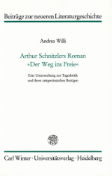 Buchcover: Arthur Schnitzlers Roman »Der Weg ins Freie«