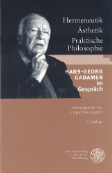 Buchcover Hermeneutik - Ästhetik - Praktische Philosophie