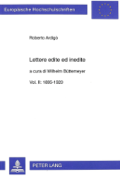 Lettere edite ed inedite, Vol. I: 1850-1894