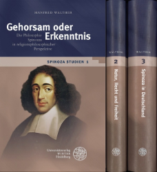 Buchcover Spinoza-Studien in drei Bänden