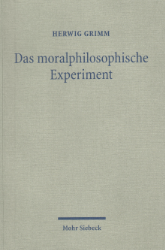 Buchcover Das moralphilosophische Experiment