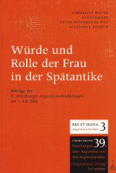 Buchcover Würde und Rolle der Frau in der Spätantike