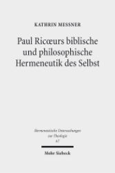 Buchcover Paul Ricoeurs biblische und philosophische Hermeneutik des Selbst