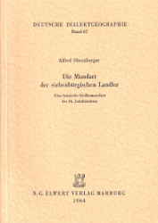 Die Mundart der siebenbürgischen Landler