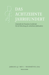 Das Achtzehnte Jahrhundert. Jahrgang 43, Heft 1