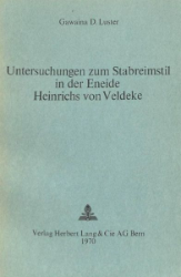 Untersuchungen zum Stabreimstil in der Eneide Heinrichs von Veldeke