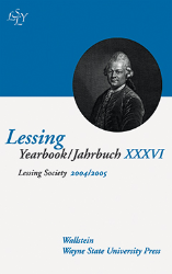 Lessing Yearbook/Jahrbuch: Vol. XXXVI, 2004/05