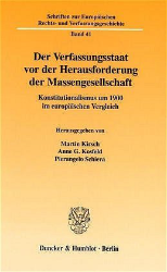 Der Verfassungsstaat vor der Herausforderung der Massengesellschaft