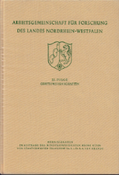 Arbeitsgemeinschaft für Forschung des Landes Nordrhein-Westfalen. Geisteswissenschaften; Band 22
