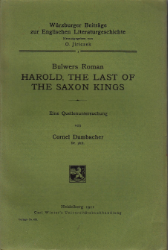 Bulwers Roman »Harold, the last of the Saxon Kings«