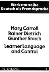 Learner Language and Control