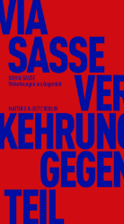 Buchcover: Verkehrungen ins Gegenteil