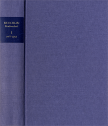 Buchcover Briefwechsel Band I: 1477-1505