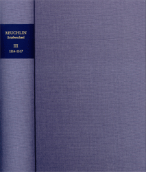 Buchcover Briefwechsel Band III: 1514-1517