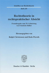 Rechtstheorie in rechtspraktischer Absicht