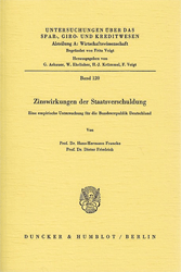 Zinswirkungen der Staatsverschuldung