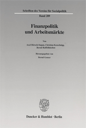 Finanzpolitik und Arbeitsmärkte