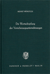 Die Wertschöpfung der Versicherungsunternehmungen