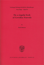 On a singular book of Cervidius Scaevola