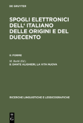 Spogli elettronici dell' italiano delle origini e del duecento