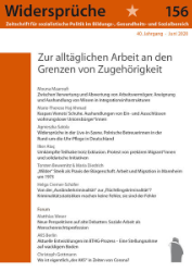 Zur alltäglichen Arbeit an den Grenzen von Zugehörigkeit