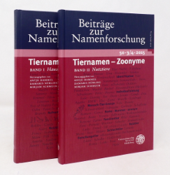 Tiernamen - Zoonyme