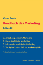 Handbuch des Marketing. Teilband 2