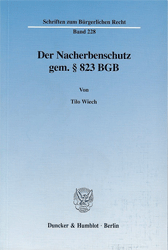 Der Nacherbenschutz gem. § 823 BGB