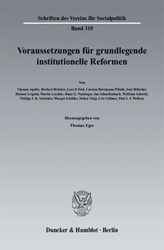 Voraussetzungen für grundlegende institutionelle Reformen